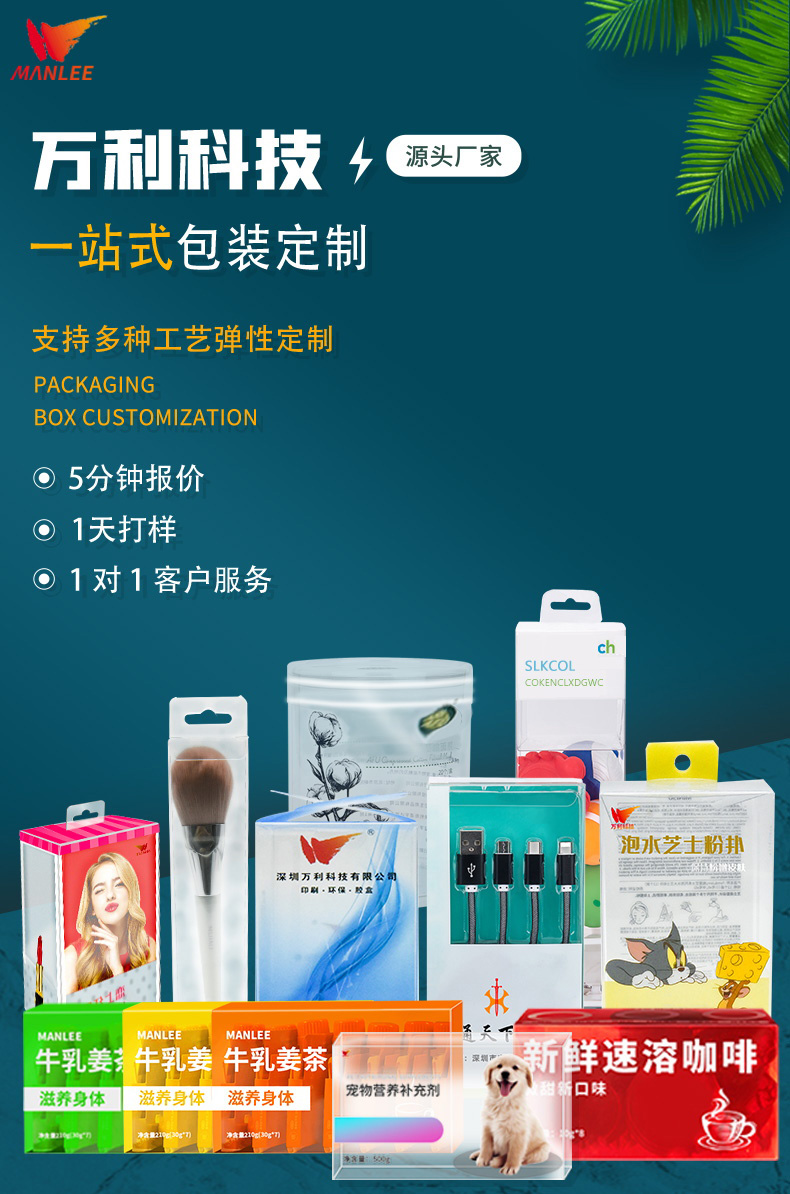 pvc/pet/pp透(tòu)明(míng)包裝盒